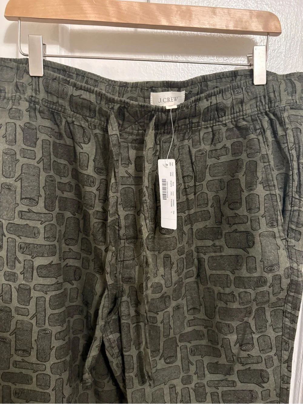 NWT JCrew Men’s Pajama PJ Lounge Pants Bottoms Large